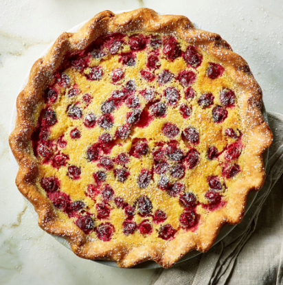 Cranberry buttermilk pie