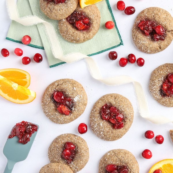Cranberry chai cookies