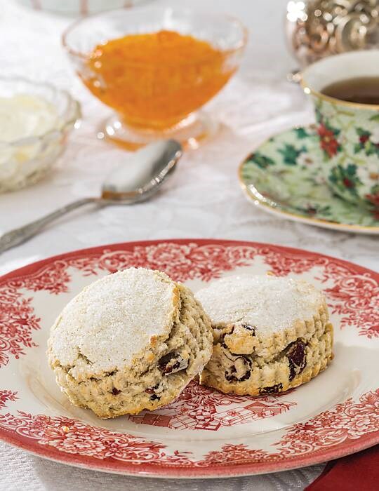 Cranberry-chai gluten-free scones