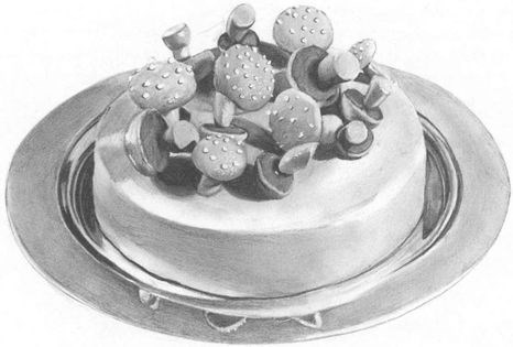 Cranberry-chocolate eistorte