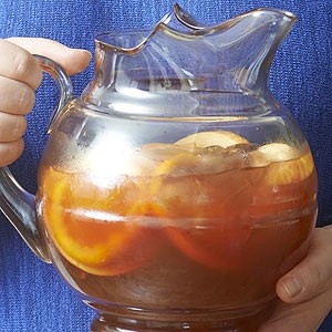 Cranberry cider sangria