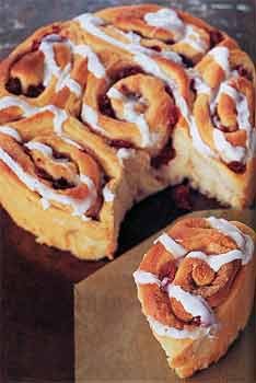 Cranberry cinnamon buns