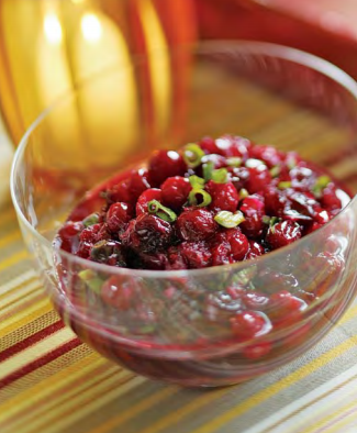 Cranberry-citrus compote