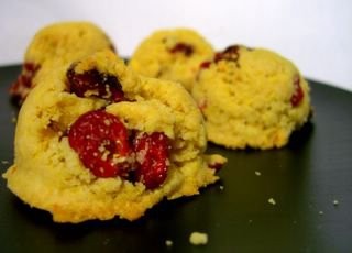 Cranberry citrus cornmeal cookies