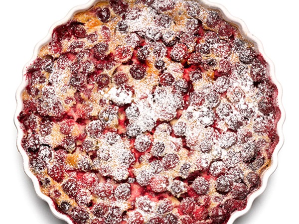 Cranberry clafoutis