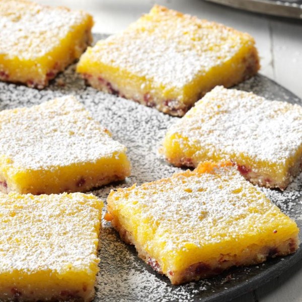 Cranberry clementine bars
