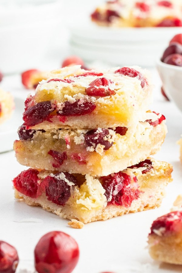 Cranberry coconut bars