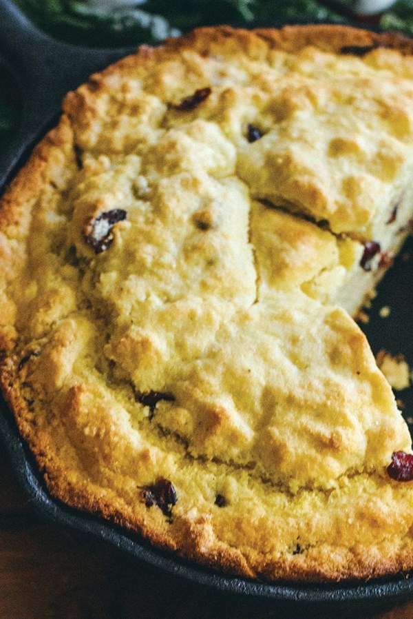 Cranberry cornbread