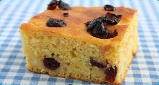 Cranberry cornbread