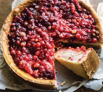 Cranberry-cottage cheese cheesecake (Żurawionowy sernik na serkach wiejskich)