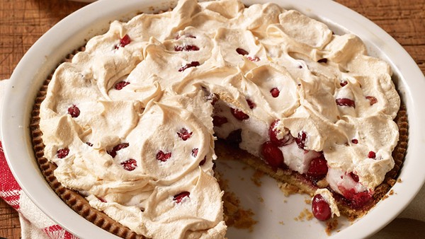 Cranberry crackle tart