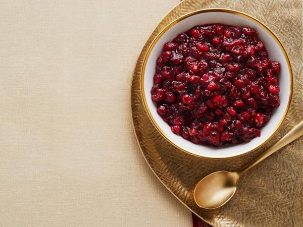 Cranberry-ginger five-spice chutney