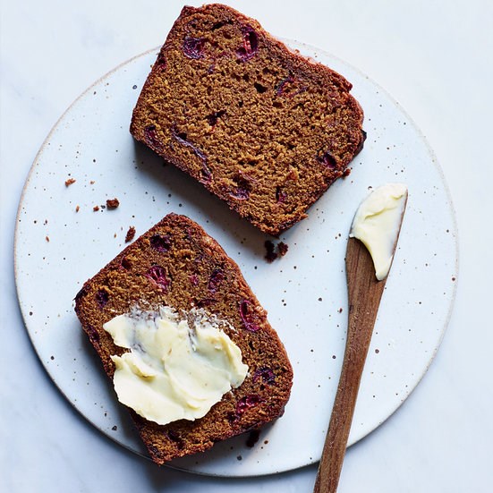 Cranberry gingerbread