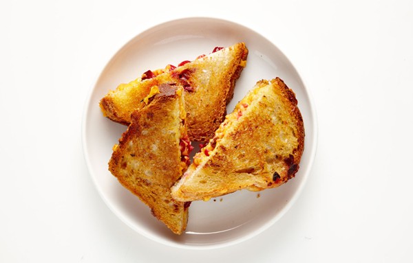Cranberry grilled cheese
