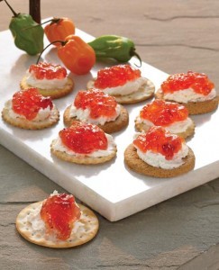 Cranberry-habanero jelly