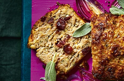 Cranberry, hazelnut & sage stuffing
