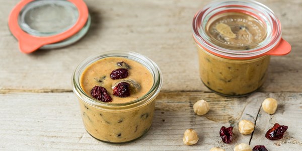 Cranberry hazelnut butter