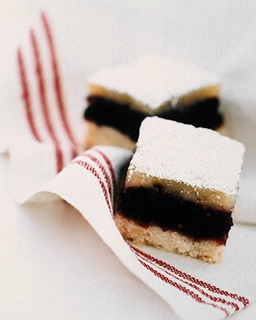 Cranberry-lemon squares