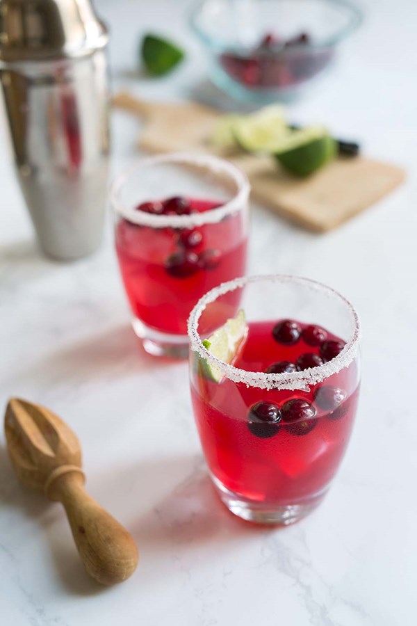 Cranberry margarita