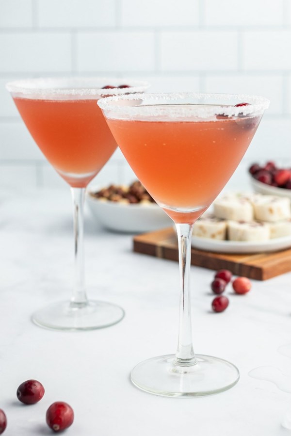 Cranberry margaritas