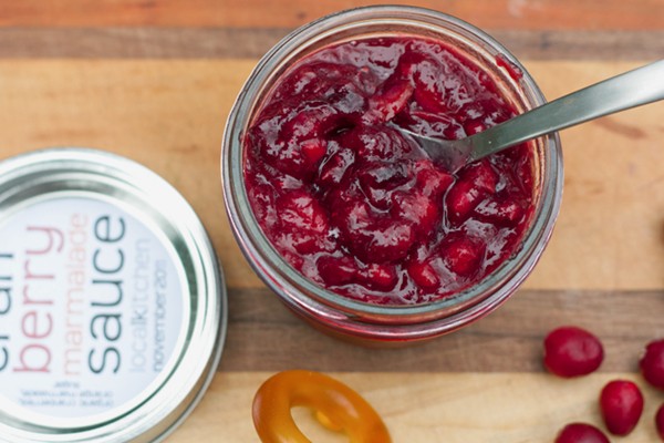 Cranberry marmalade sauce
