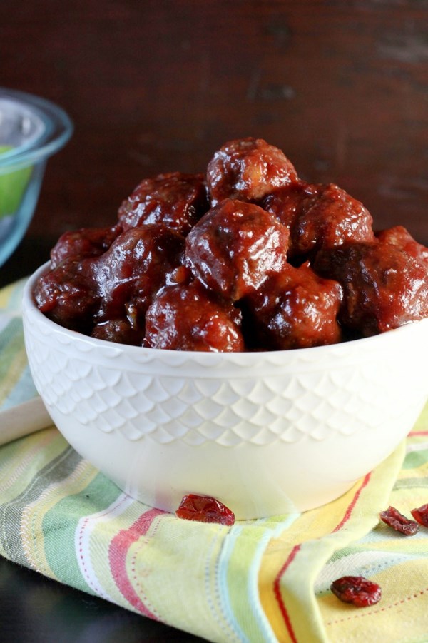 Cranberry meatballs