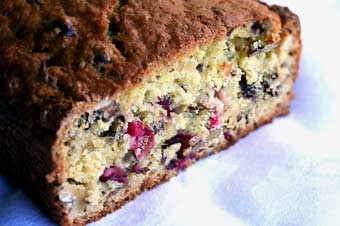 Cranberry nut bread