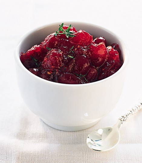 Cranberry, orange and thyme sauce