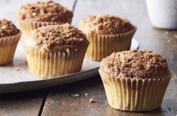 Cranberry orange crunch muffins