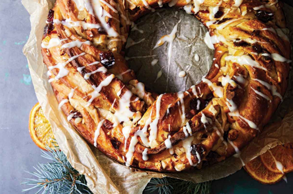 Cranberry orange holiday bread