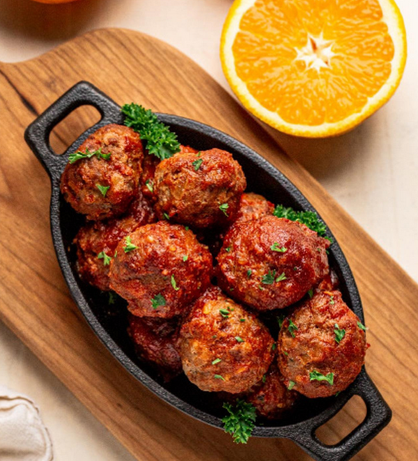 Cranberry-orange party meatballs