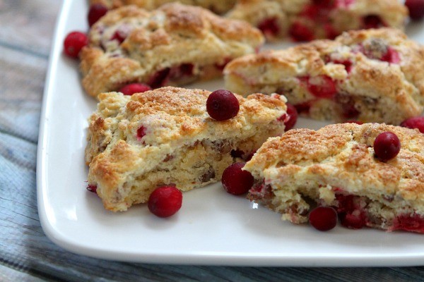 Cranberry orange scones