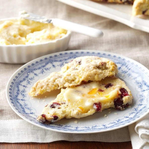 Cranberry orange scones