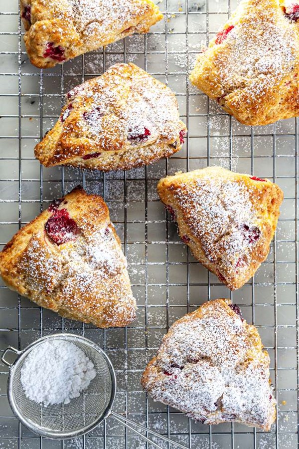 Cranberry orange scones