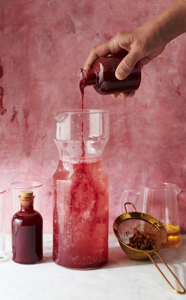 Cranberry-orange shrub