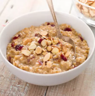 Cranberry-orange ten-minute steel-cut oatmeal