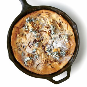 Cranberry-pear clafoutis