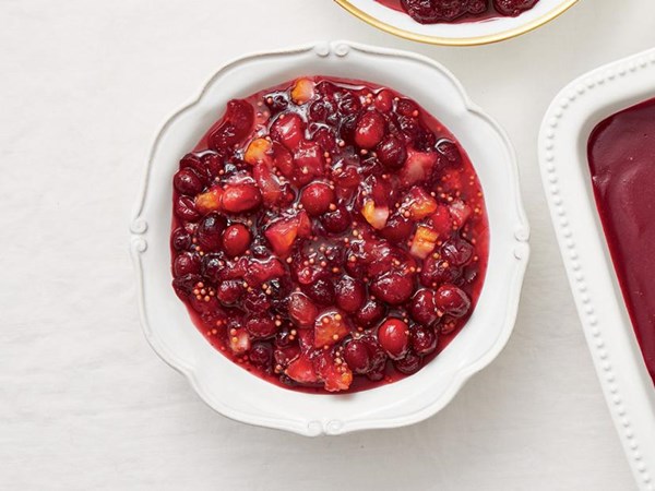Cranberry-pear mostarda 