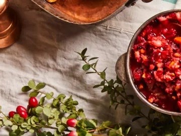 Cranberry-pear relish