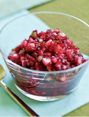 Cranberry-pear salsa