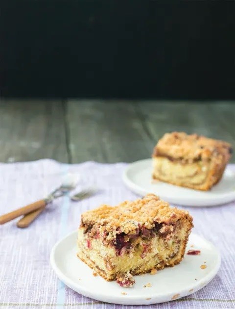 Cranberry pecan coffee cakes