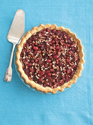 Cranberry pecan pie