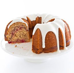 Cranberry-pecan spice cake