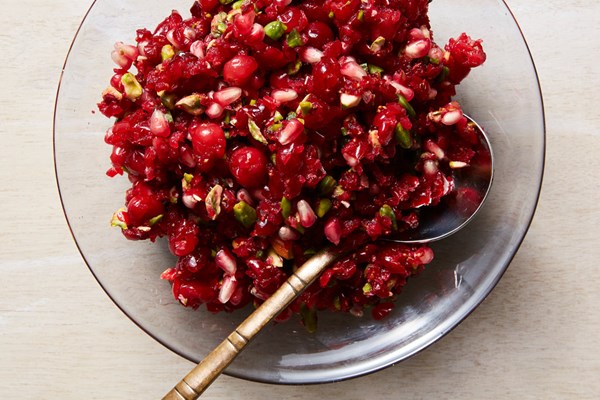 Cranberry-pomegranate relish 