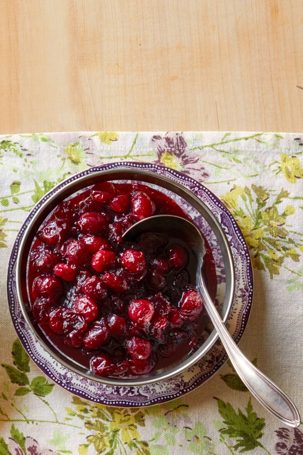 Cranberry pomegranate sauce