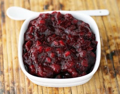 Cranberry-pomegranate sauce