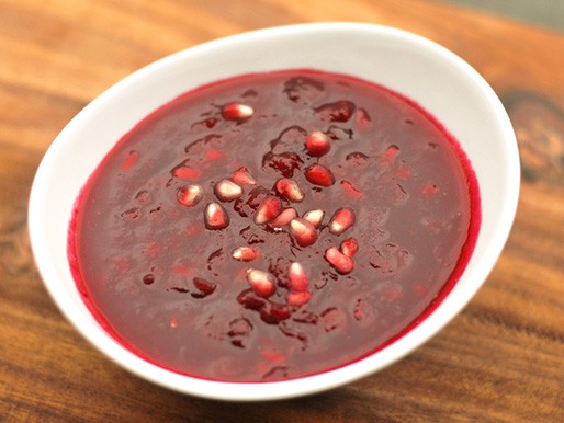 Cranberry-pomegranate sauce