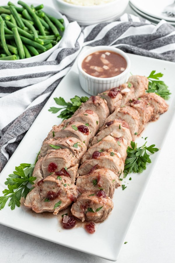 Cranberry pork tenderloin