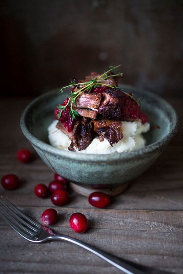 Cranberry pot roast