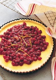 Cranberry-raspberry tart Pastiche